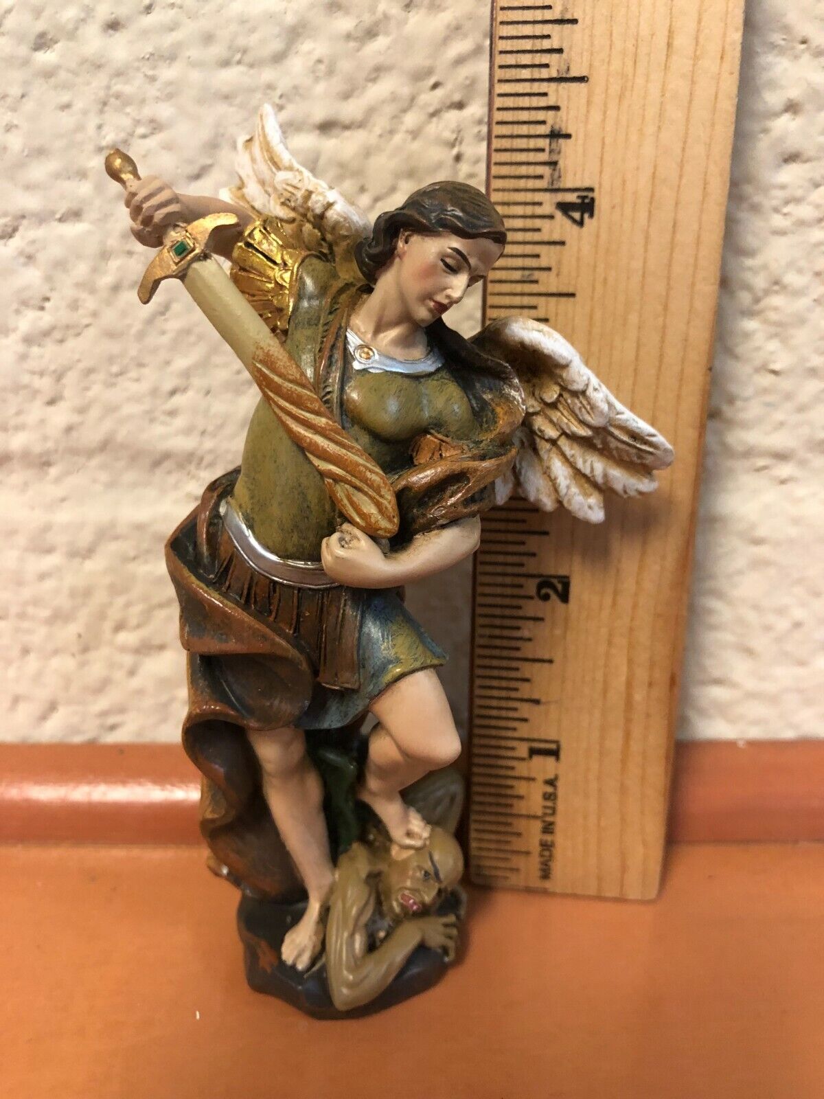 Saint Michael The Archangel 4" Statue, New - Bob and Penny Lord