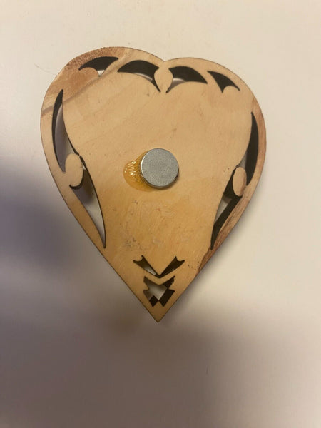 Blessed Mother Olive Wood Magnet, New from  Bethlehem