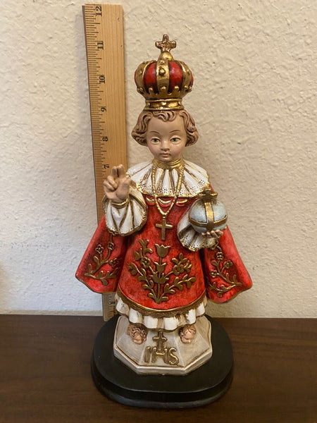 Infant Jesus of Prague 11" Statue, New from Colombia