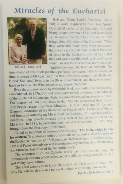 This is My Body, This is My Blood, Miracles of the Eucharist Book,Bob/Penny Lord