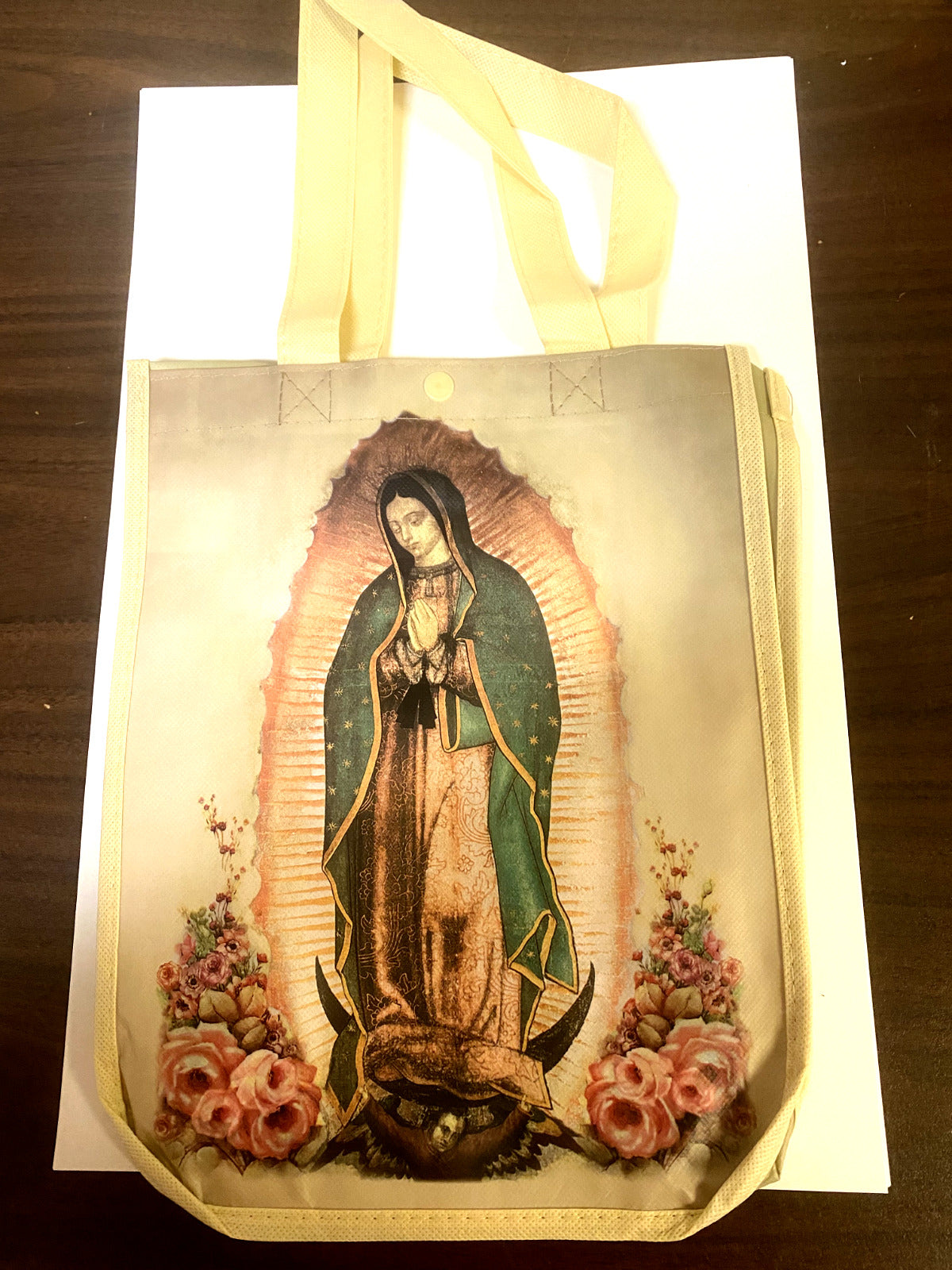 Our Lady of Guadalupe Small Tote Bag, New