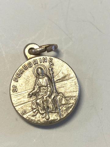 Saint Peregrine, (the Cancer Saint) Vintage Relic Medal New, from Italy