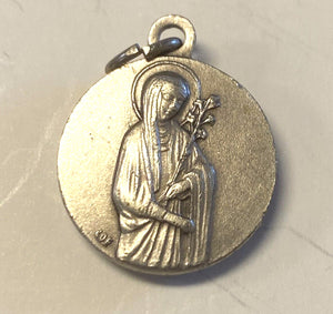 Saint Catherine of Siena Vintage 3rd class Relic, New from Italy