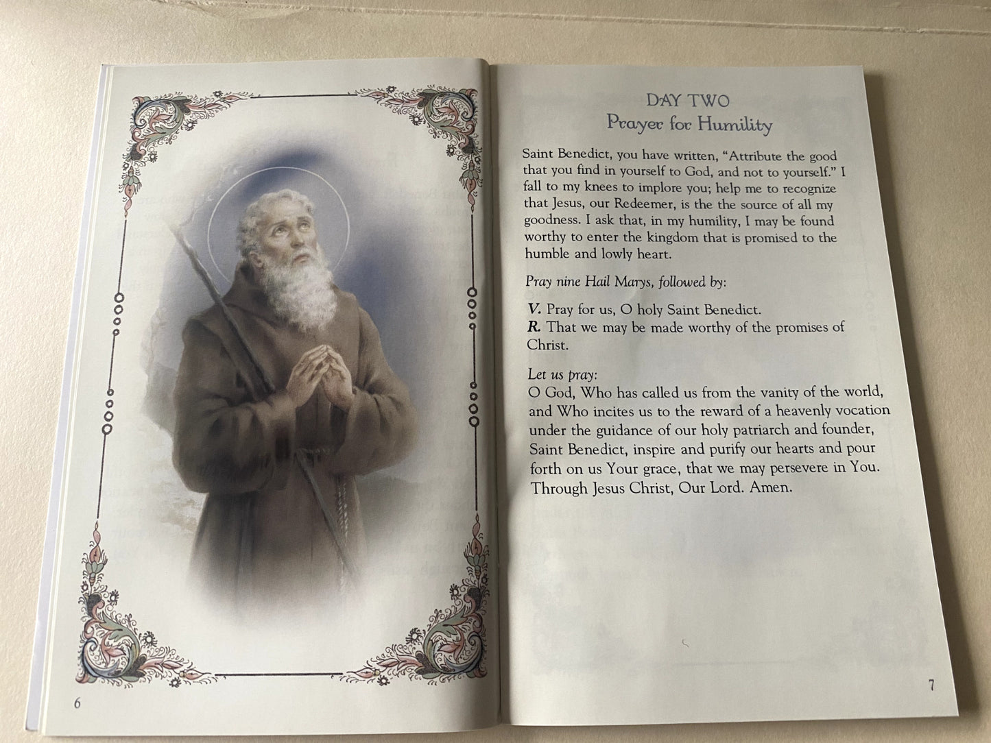 Saint Benedict Novena, New