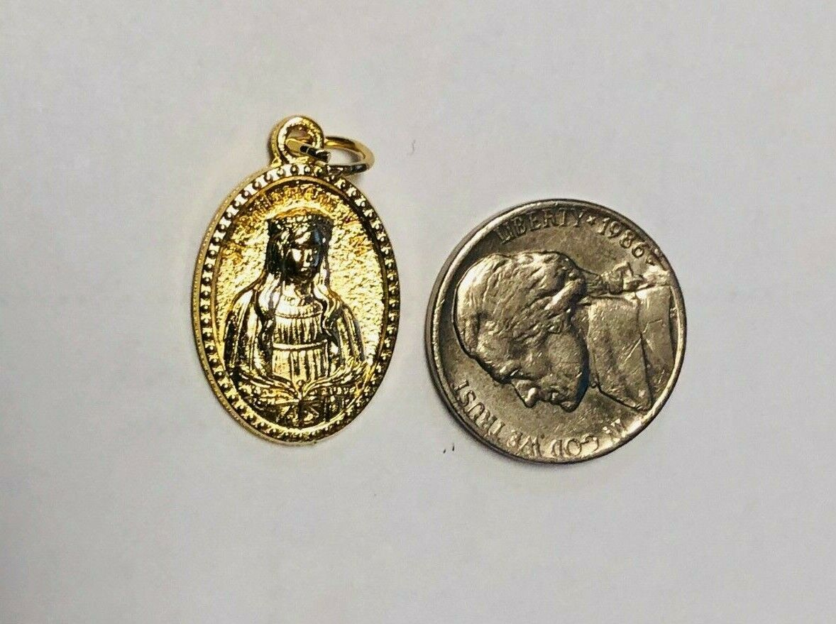 Saint Philomena Goldtone Medal, New from Italy - Bob and Penny Lord