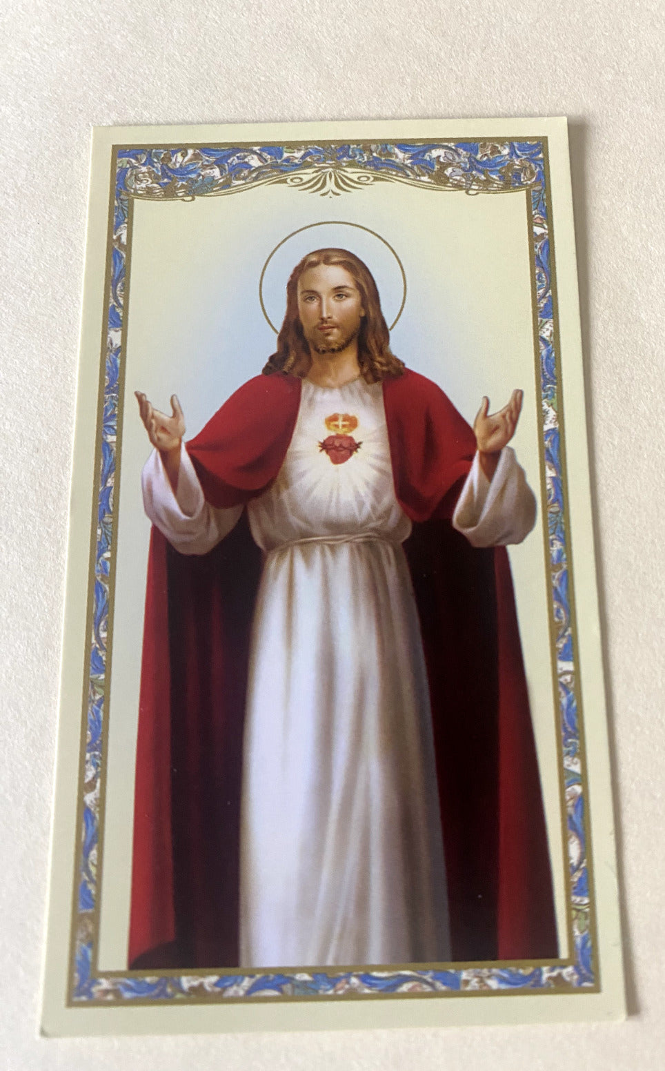"Anima Christi" Prayer Card, New