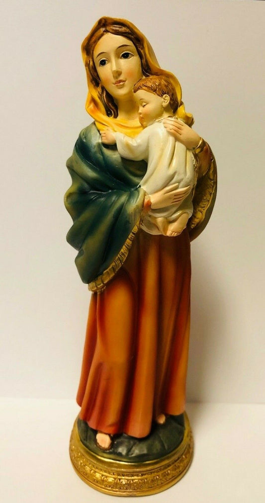 Blessed Mother & Child Jesus Statue  7 3/4"H  Statue, New - Bob and Penny Lord