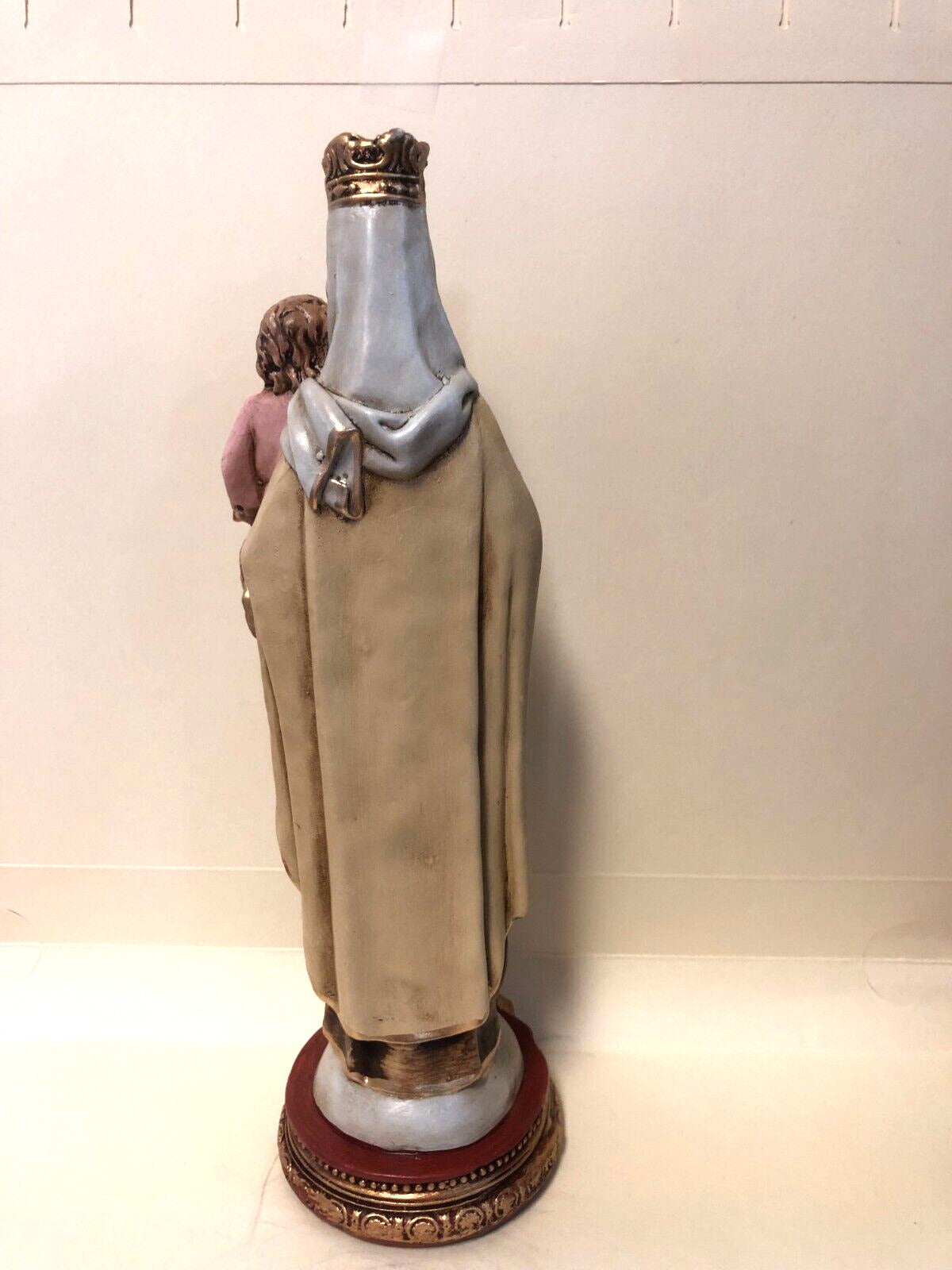 Our Lady of Mount Carmel 9" Statue, New from Colombia