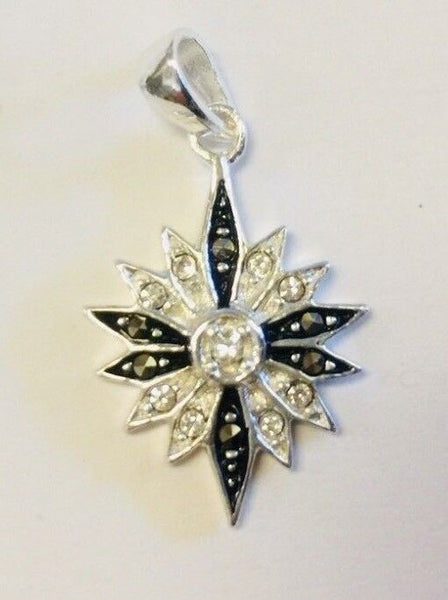 925 Sterling Silver Pendant Cross, New from Jerusalem