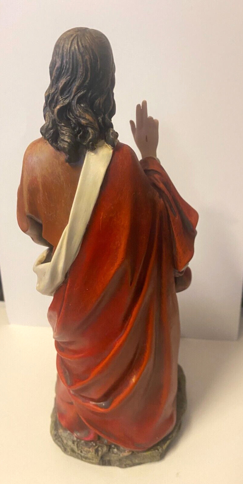 Sacred Heart Of Jesus Candle Holder 10" Statue, New - Bob and Penny Lord