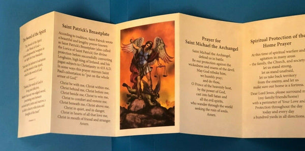 Spiritual Protection Prayer Pocket Folder, New