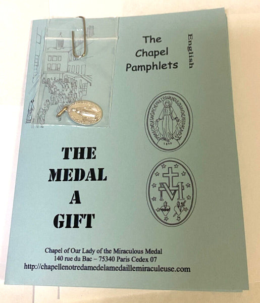 Our Lady of the Miraculous Medal Folder, the Medal a Gift with Medal,  New