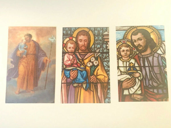 Saint Joseph Prayer Card, New /3 images to choose from