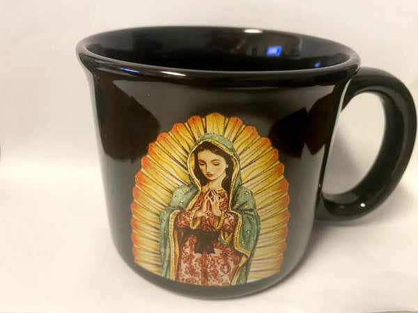 Our Lady of Guadalupe 13 oz. Cup/Mug with prayer, New