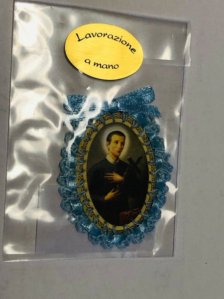 Saint Gerard Majella Image Handmade with Ribbon, New from Italy