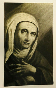 Saint Angela Merici Vintage/Authentic Black & White Image, New from Italy