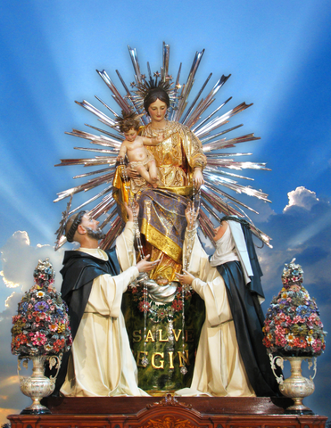 Our Lady of the Rosary 8 by 10 Print