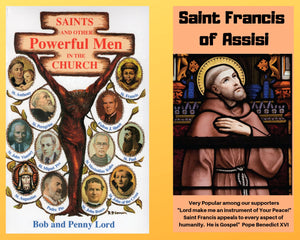 Saints and Other Powerful Men Book and Companion Saint Francis of Assisi DVD - Bob and Penny Lord