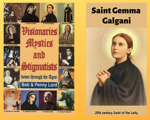 Visionaries Mystics and Stigmatists Book and Companion Saint Gemma Galgani DVD - Bob and Penny Lord