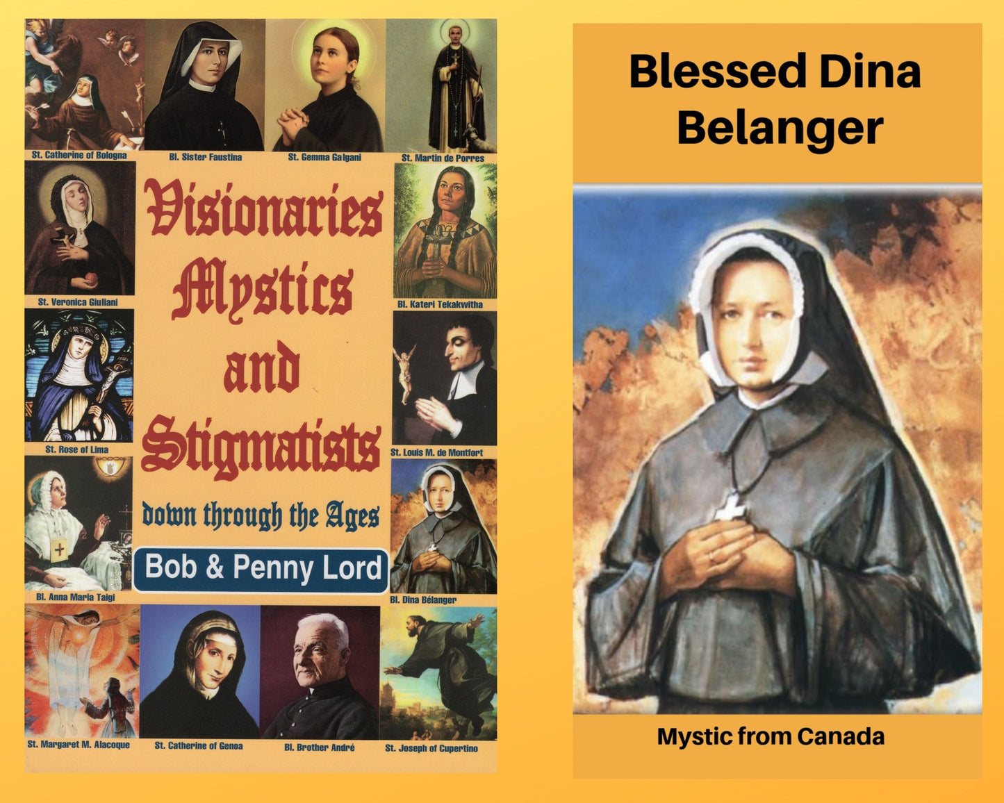 Visionaries Mystics and Stigmatists Book and Companion Blessed Dina Belanger DVD - Bob and Penny Lord