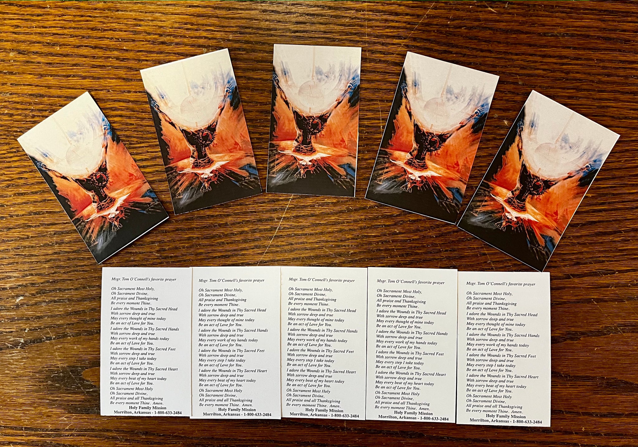 Eucharistic Prayer After Communion Card packs New