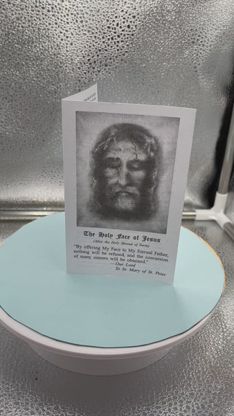 The Holy Face of Jesus Prayer Card