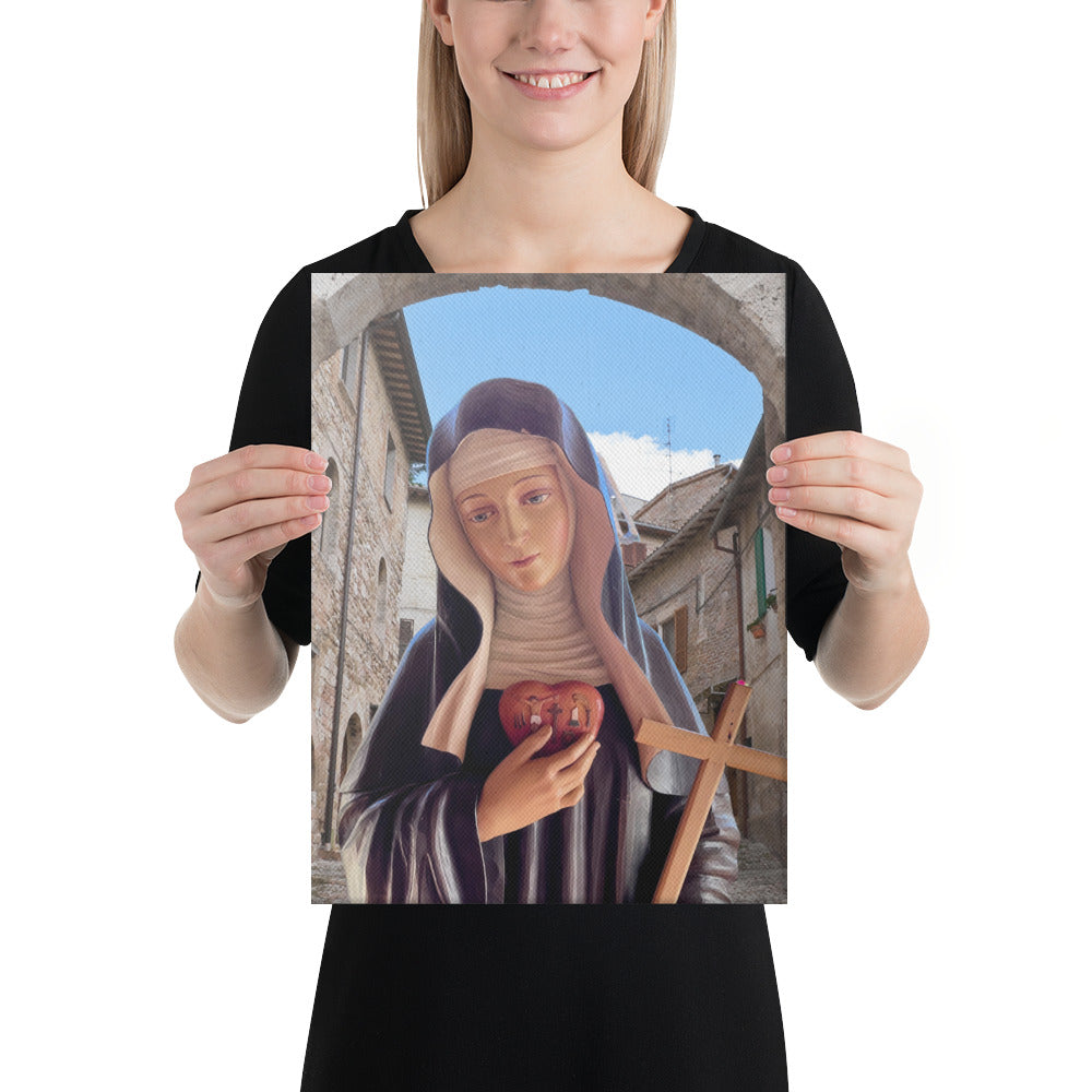 Saint Clare of Montefalco Canvas - Bob and Penny Lord