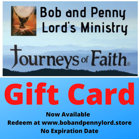 Bob and Penny Lord Store Gift Card Choose your Amount - Bob and Penny Lord