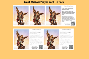 Saint Michael Prayer Card