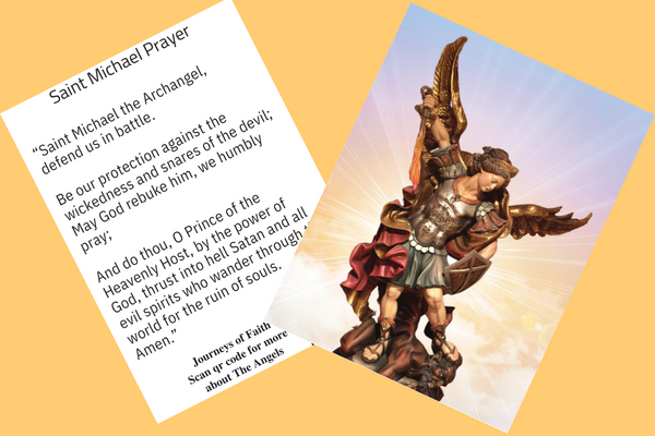 Saint Michael Prayer Card