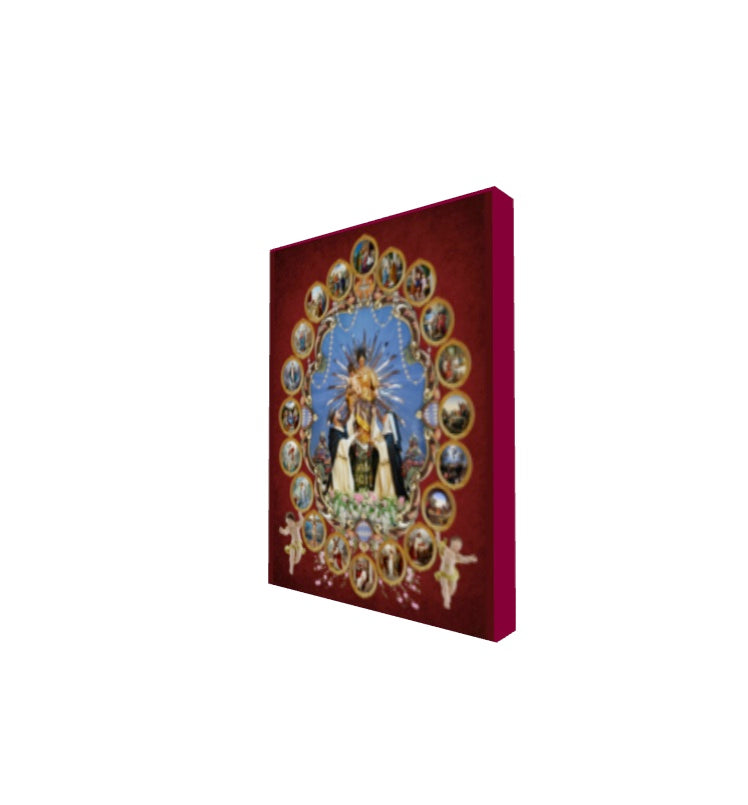 Our Lady of the Rosary Canvas