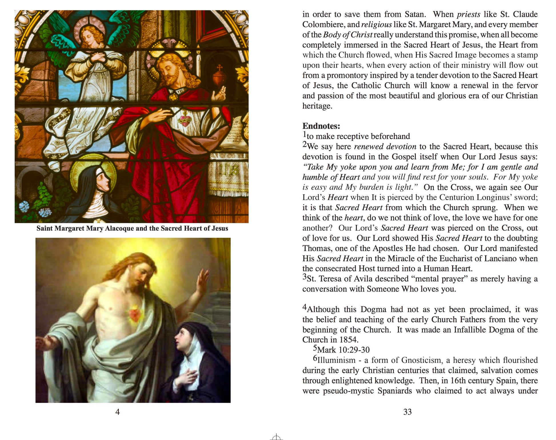 Saint Mary Margaret of Alacoque Minibook - Bob and Penny Lord
