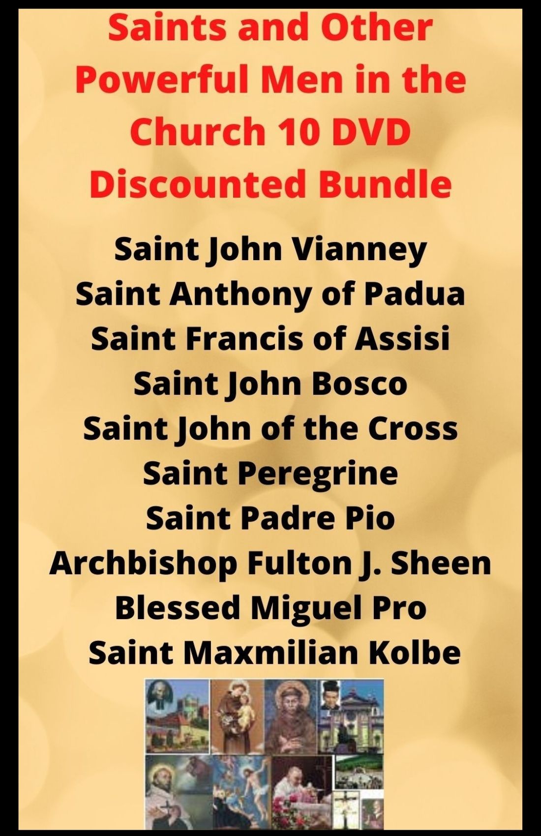 Saints and Other Powerful Men in the Church 10 DVD Discounted Bundle - Bob and Penny Lord