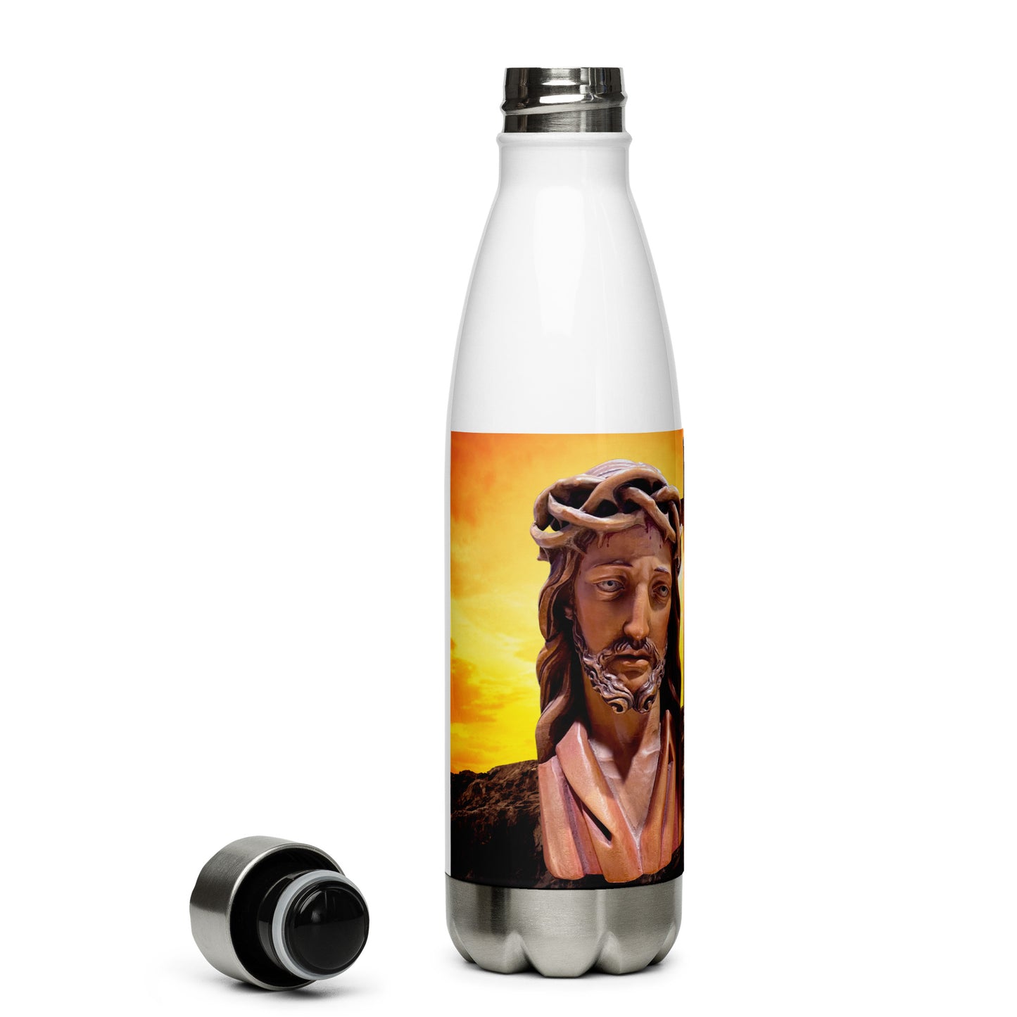 Jesus and Mary Stainless Steel Water Bottle - Bob and Penny Lord